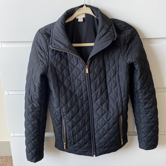 Black Puffer Jacket from J Crew. Size XS. Very gently worn! - Picture 2 of 5